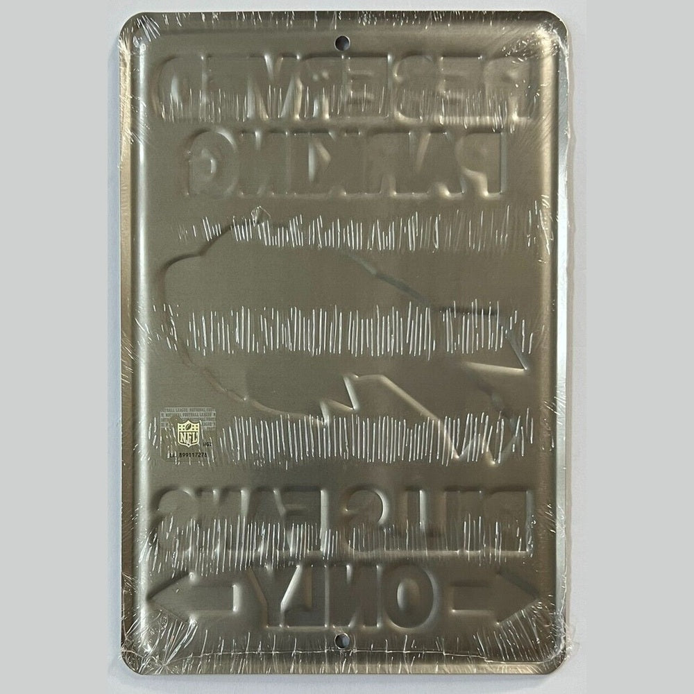 Reserved Parking Bills Fans Only 8" x 12" Embossed Metal Novelty Parking Sign Home & Garden:Home Décor:Plaques & Signs Style Your Walls